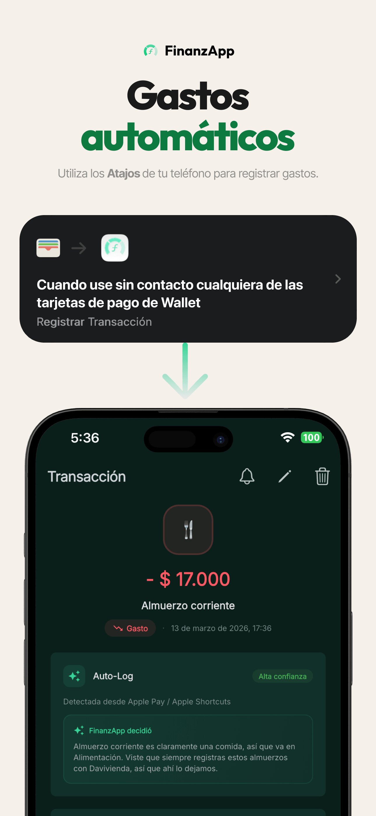 Gastos automáticos